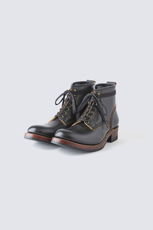 AB-02 STEERHIDE LACE-UP BOOTS